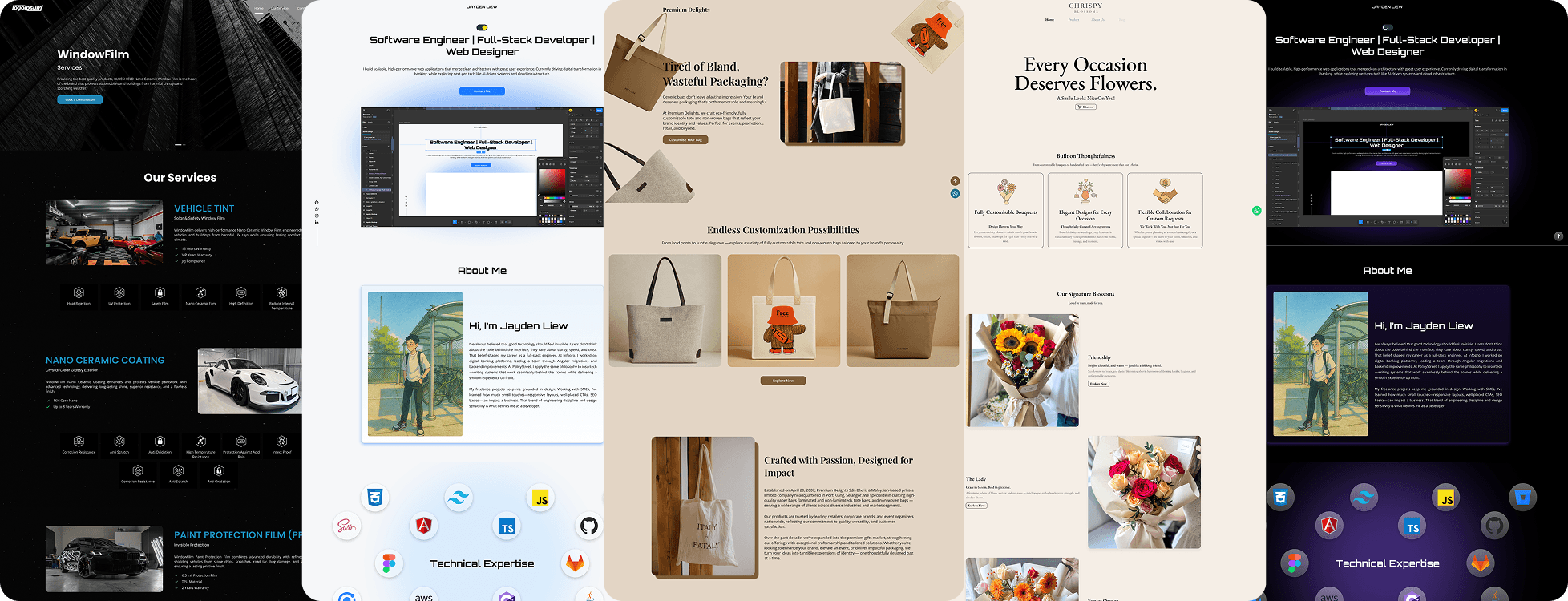 Grouped Portfolio Images