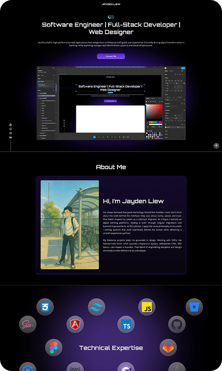 Portfolio Dark